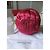 Clutch Christian Dior in raso rosso - vista 6