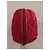 Clutch Christian Dior in raso rosso - vista 7
