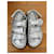 Cambon Sandali Dad Chanel argento pelle  - vista 4