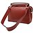 Borsa a spalla in pelle rossa Fendi Rosso - vista 3
