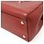 Borsa a spalla in pelle rossa Fendi Rosso - vista 4
