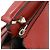 Borsa a spalla in pelle rossa Fendi Rosso - vista 5