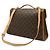 Borsa a Spalla Louis Vuitton Monogram Beverly 41 Marrone Monogramma - vista 3
