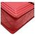 Le Boy Bolsa de Ombro Matelassé Boy da Chanel Vermelho - vista 4