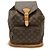 Zaino Montsouris GM in Monogramma Louis Vuitton Marrone - vista 2