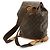 Zaino Montsouris GM in Monogramma Louis Vuitton Marrone - vista 3