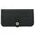 Cartera bifold larga Hermès Dogon Recto Verso Gris Gris antracita