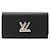 Cartera Larga Bi-fold Twist Epi Louis Vuitton Negro