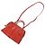 Borsa in pelle rossa con stampa coccodrillo di Tod's Rosso - vista 9