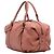 Bolsa Boston em couro laranja com relevo Anagram LOEWE Pescaria - vista 2