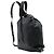Schwarzer Nappa Intrecciato Drawstring Rucksack von Bottega Veneta - Ansicht 2
