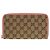 Gucci GG Supreme Langwallet Pink Beige