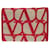 Valentino Garavani Leather Card Case Red Beige  - view 3