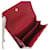 Valentino Garavani Leather Card Case Red Beige  - view 5