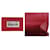 Valentino Garavani Leather Card Case Red Beige  - view 6