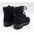 Botas de combate Chanel negras de tweed Negro - vista 7