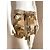 Falda mini cargo de camuflaje Blumarine con cinturón marrón beige Castaño - vista 6