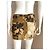 Falda mini cargo de camuflaje Blumarine con cinturón marrón beige Castaño - vista 7