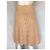 Falda de punto Chloé algodón rosa arena Beige - vista 3