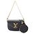 Bolso de Hombro Louis Vuitton Multi Pochette New Wave Noir Negro