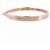 NUOVO BRACCIALE REPOSSI ANTIFER BAF0BDPG00000 14CM IN ORO ROSA 18K 18G BANGLE D'oro - vista 3