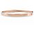 NUOVO BRACCIALE REPOSSI ANTIFER BAF0BDPG00000 14CM IN ORO ROSA 18K 18G BANGLE D'oro - vista 4