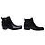 NUOVE STIVALI ANKLE BOROUGH LOUIS VUITTON 9 43 PELLE NERA Nero - vista 3