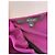 Top Peplum Gucci Nero Viola Rosso Viscosa Porpora - vista 4