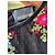 Vestido Ermanno Scervino de tul negro con bordados florales - vista 6