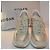 baskets Hogan beige et doré en cuir taille 40 - vue 2