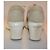 baskets Hogan beige et doré en cuir taille 40 - vue 3