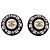 Orecchini Rotondi in Strass di Chanel Nero