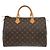 Borsa Louis Vuitton Speedy 35 Monogram Marrone Monogramma - vista 2