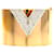 Bracciale Louis Vuitton Essential V in oro e strass Bianco D'oro - vista 3