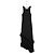 Autre Marque Vestido de algodón negro