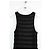 Autre Marque Vestido de algodón negro - vista 4