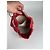 Vintage Marni Pelztasche rot - Ansicht 5