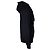 Balmain, schwarzer Kapuzencardigan mit geprägtem Logo - Ansicht 4