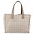 Borsa da viaggio in nylon media di Chanel Beige - vista 2