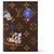 Louis Vuitton Funda de pasaporte LV Animación de Navidad Castaño