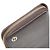 Cartera larga de cuero Gucci G entrelazado Castaño - vista 4