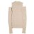 Autre Marque Camiseta de manga larga CNLZ CUT OFF de algodón y poliéster Beige - vista 2