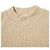 Autre Marque Camiseta de manga larga CNLZ CUT OFF de algodón y poliéster Beige - vista 5