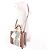 Chloé Borsa Tote Woody in pelle e lino Chloe, borsa tote 2 in 1 Marrone - vista 11