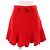 Falda Mini de Triacetato Mini MG1424 de Miu Miu Roja