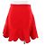 Falda Mini de Triacetato Mini MG1424 de Miu Miu Roja - vista 3