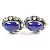 Autre Marque Gemelli in Lapis Lazuli in Argento 925 Georg Jensen Blu