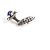 Autre Marque Gemelli in Lapis Lazuli in Argento 925 Georg Jensen Blu - vista 9
