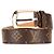 Cinturón Monogram Sangle Ellipse Louis Vuitton Castaño