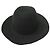 Autre Marque maniera FOLDABLE FELT SOFT HAT Wool Hat Black - view 2